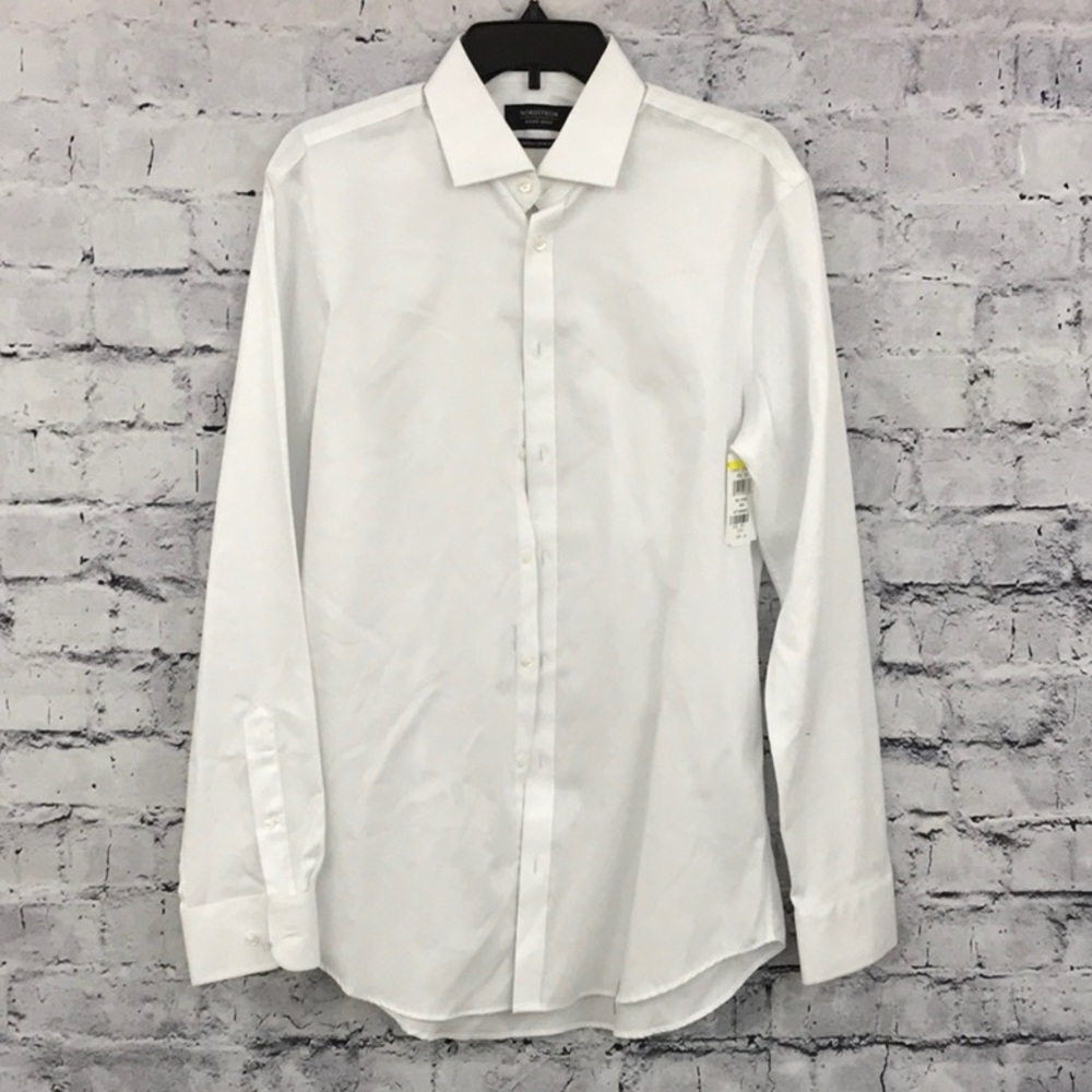 Nordstrom Extra Trim Fit Button Down Shirt 08320